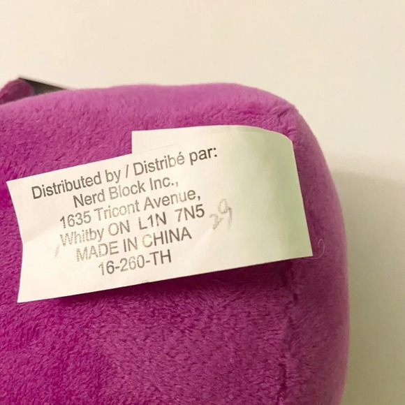 2016 Lot of 4 Fun 2 Play Small Plush Emoji Plush Nerd Block and Clip On Plushiez - Picture 6 of 16